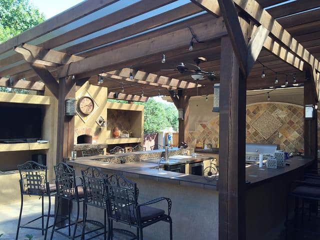 can you grill under a covered patio