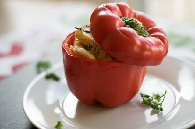 how to reheat frozen stuffed peppers