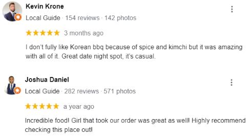 Review Korean Barbeque in Atlanta