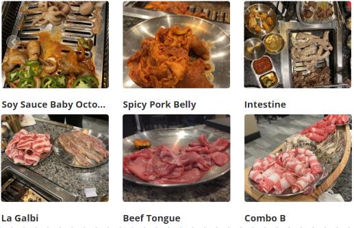 Menu Korean Barbeque in Austin